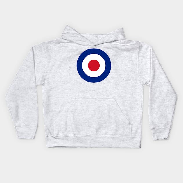 RAF Roundel - Type D Kids Hoodie by Lyvershop